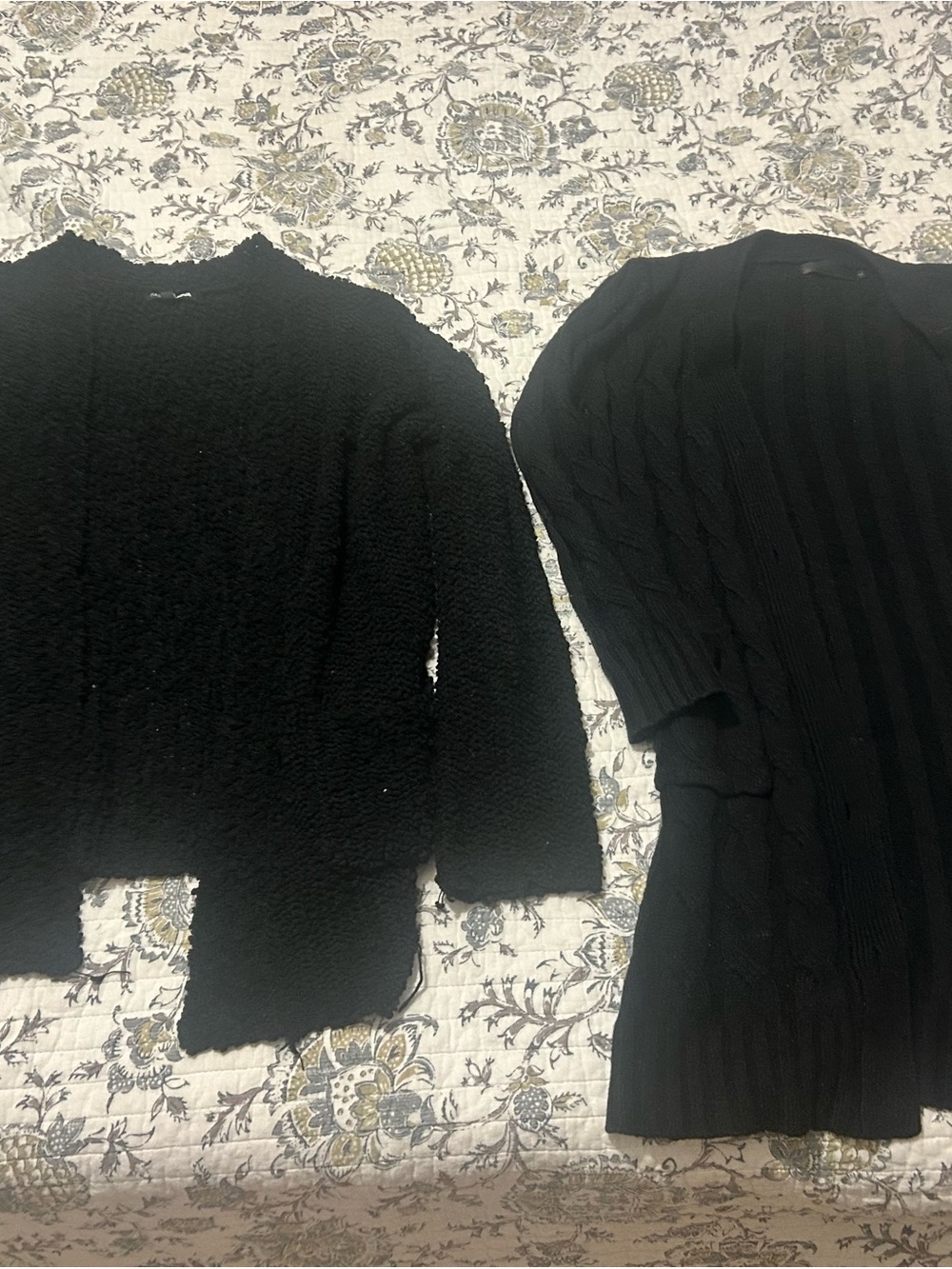 Black Women's Cozy Knit Cardigans